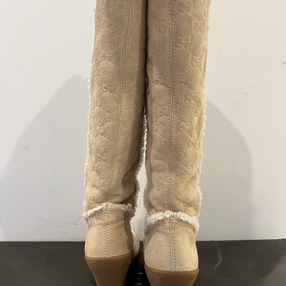 GUCCI Wedge suede boots - Picture 5 of 5
